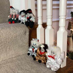 Porcelain 5” sand dolls - set of 6